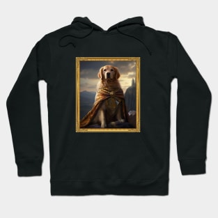 Noble Golden Retriever - Medieval Scottish Prince (Framed) Hoodie